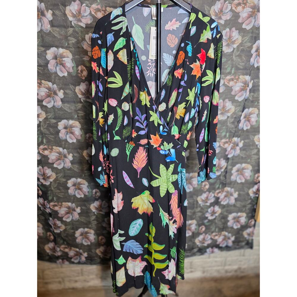 Anthropologie NWT Bl^nk Colario Wrap Dress